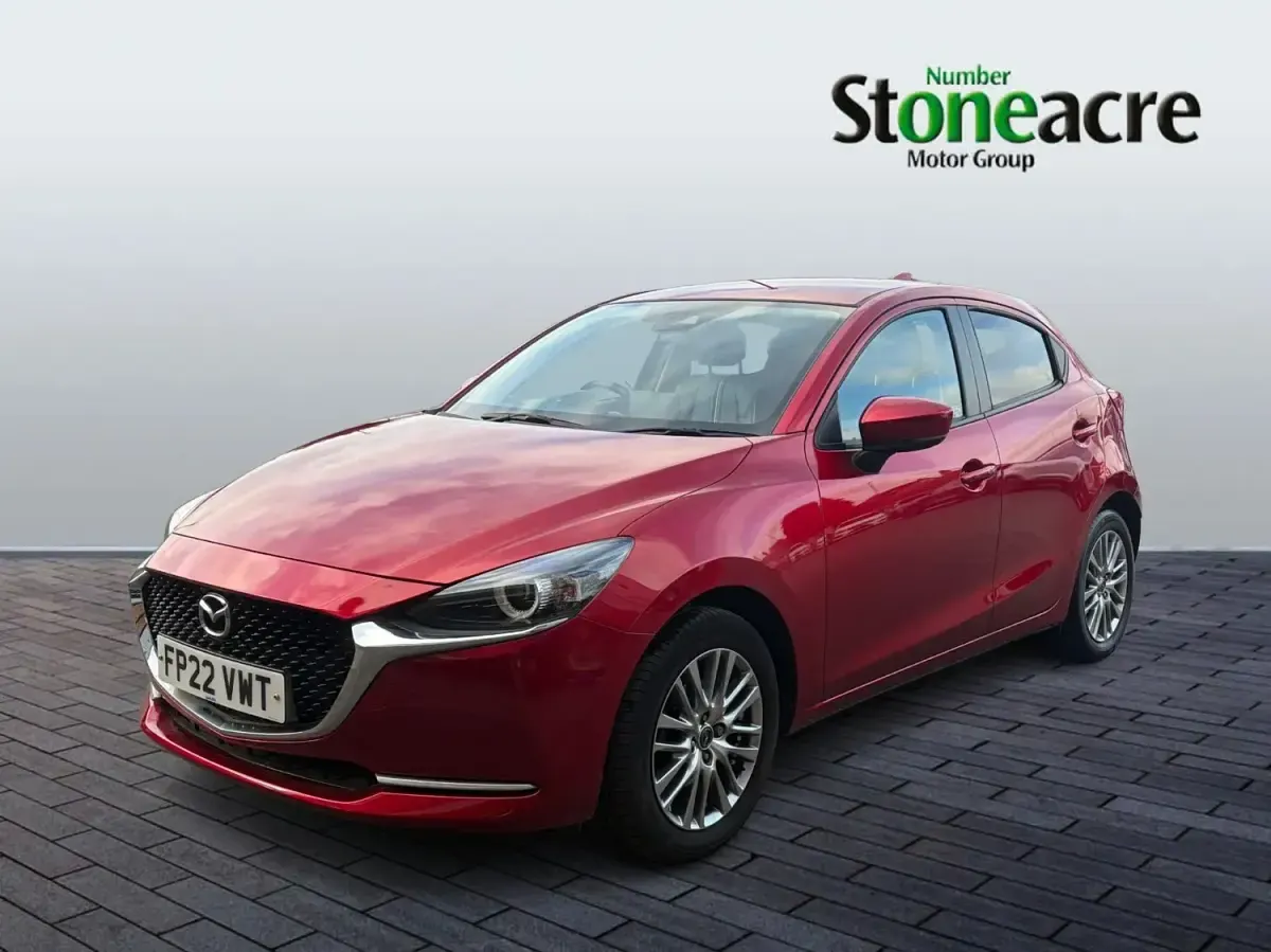 Używany Mazda 2 Inclusive 88 KM (64 kW) 2022 Czerwony Hatchback