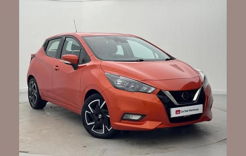 Used Nissan Micra Acenta 91 HP (66 kW) 2021 Orange Hatchback