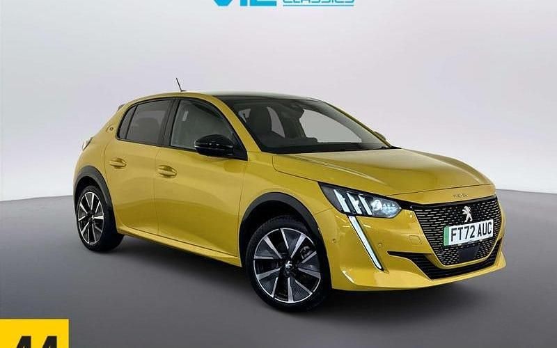 Used Peugeot e-208 GTi 100 kW (136 HP) 2023 Yellow Hatchback