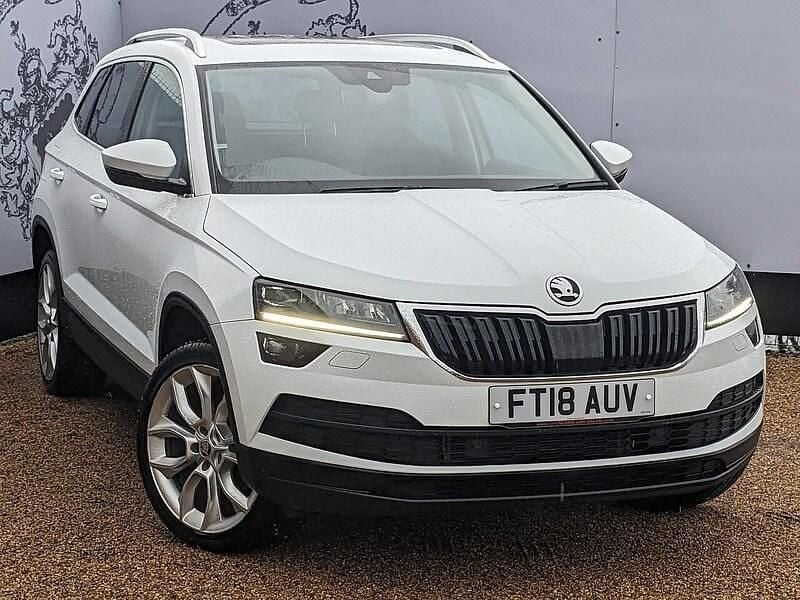 Used Skoda Karoq 150 HP (110 kW) 2018 White SUV