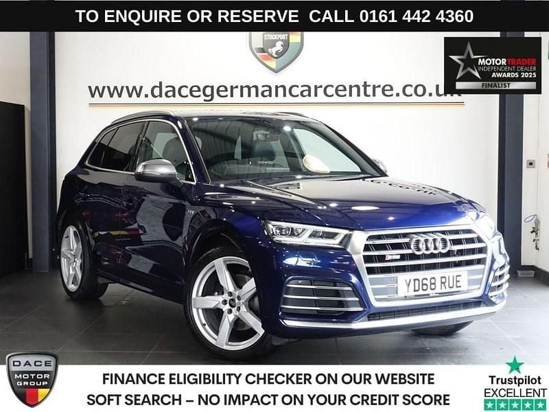 Blue Used 2019 Audi SQ5 Design SUV | £24,260 (Super price) - Image 1/3