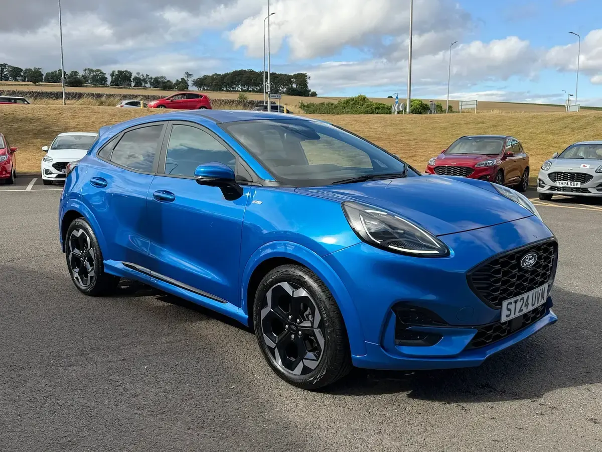 Used Ford Puma ST-Line X 125 HP (91 kW) 2024 Desert island blue SUV