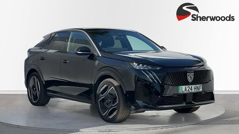 Black Used 2024 Peugeot e-3008 GTi SUV | £27,495 (Super price) - Image 1/4