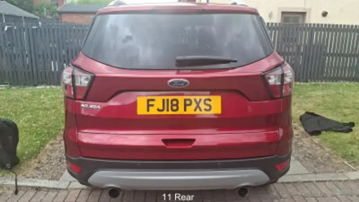 Used Ford Kuga Titanium 120 HP (88 kW) 2018 Red SUV
