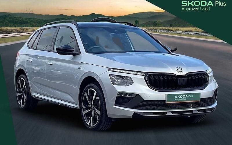 Brilliant silver metallic Used 2024 Skoda Kamiq Monte Carlo SUV | £23,200 (Fair price) - Image 1/4