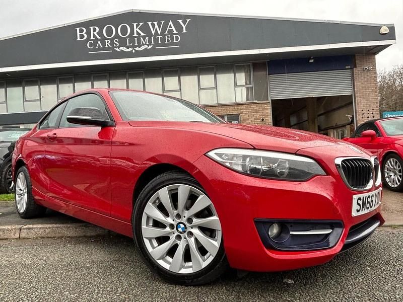 Red Used 2017 BMW 218 Sport Line Coupe | £8,699 (Good price) - Image 1/4