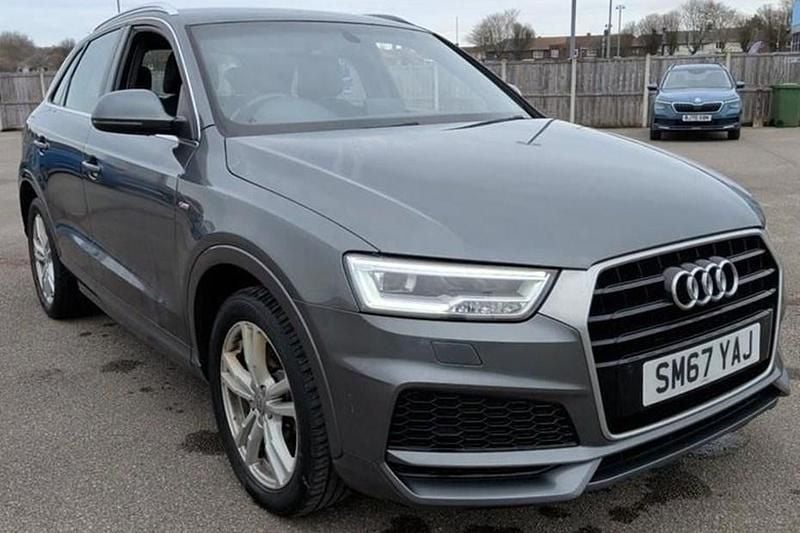 Used Audi Q3 S-Line 150 HP (110 kW) 2017 Monsoon grey SUV