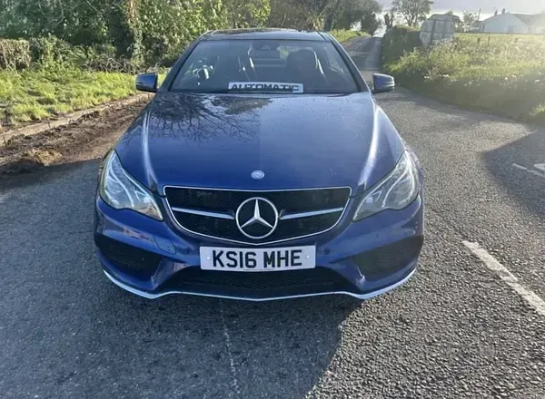 Used Mercedes E220 AMG line 2016 Blue Coupe