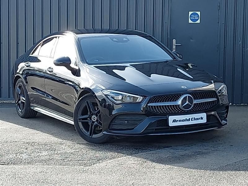 Used Mercedes CLA180 AMG Line Premium 136 HP (100 kW) 2019 Black Sedan