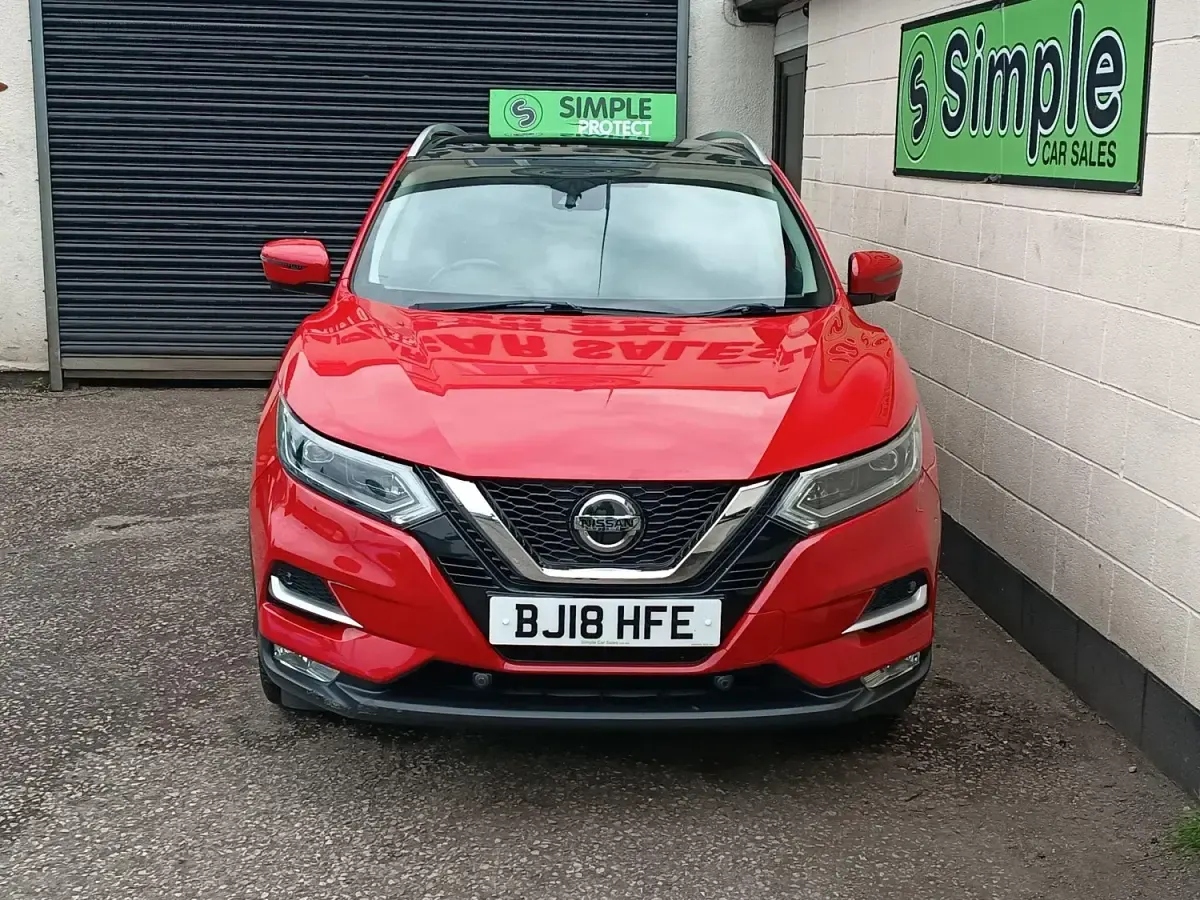 Używany Nissan Qashqai Tekna 2018 Czerwony SUV