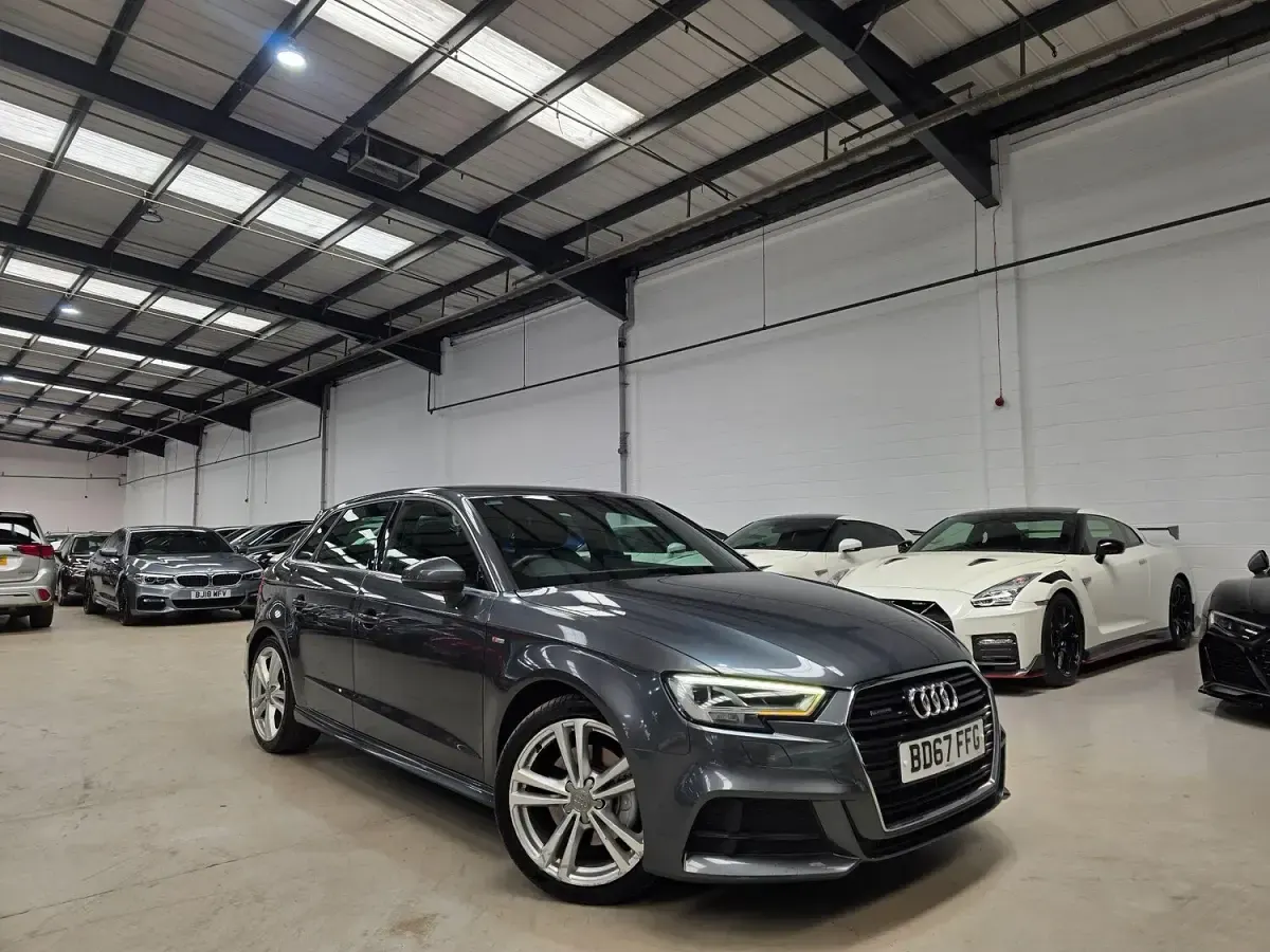 Used Audi A3 Sportback S-Line 190 HP (139 kW) 2017 Grey Hatchback