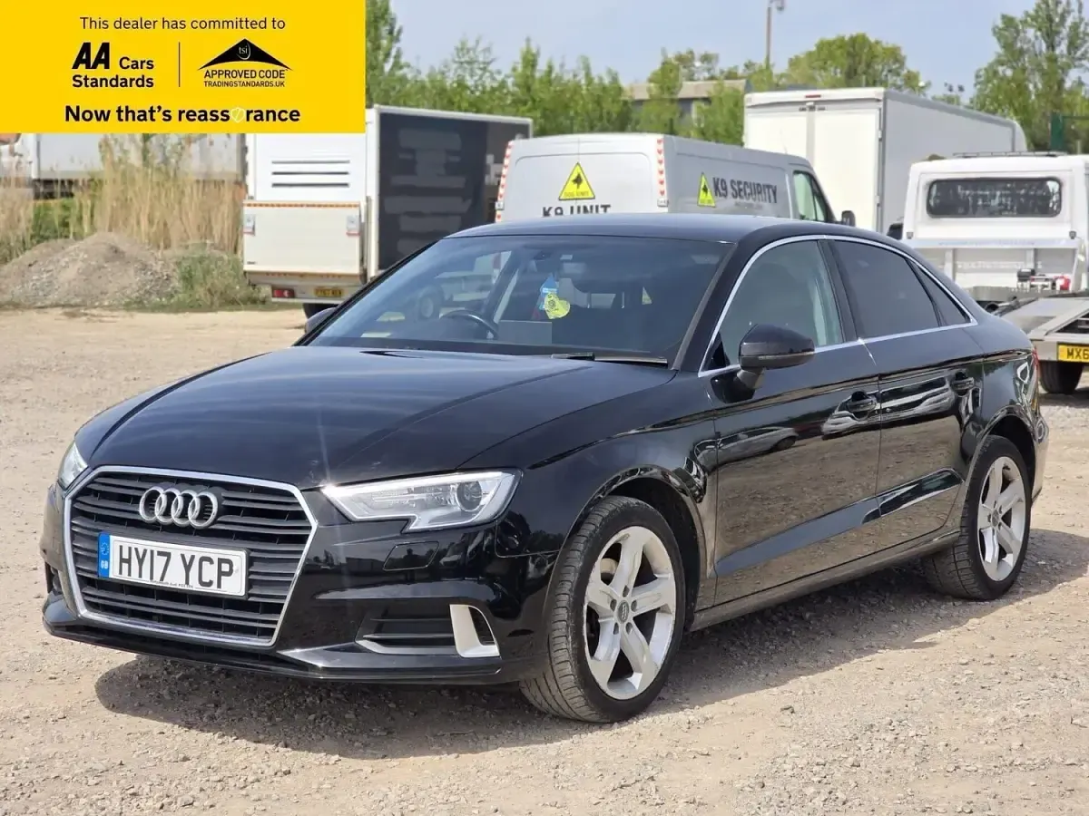 Used Audi A3 Sport 110 HP (80 kW) 2017 Black Sedan
