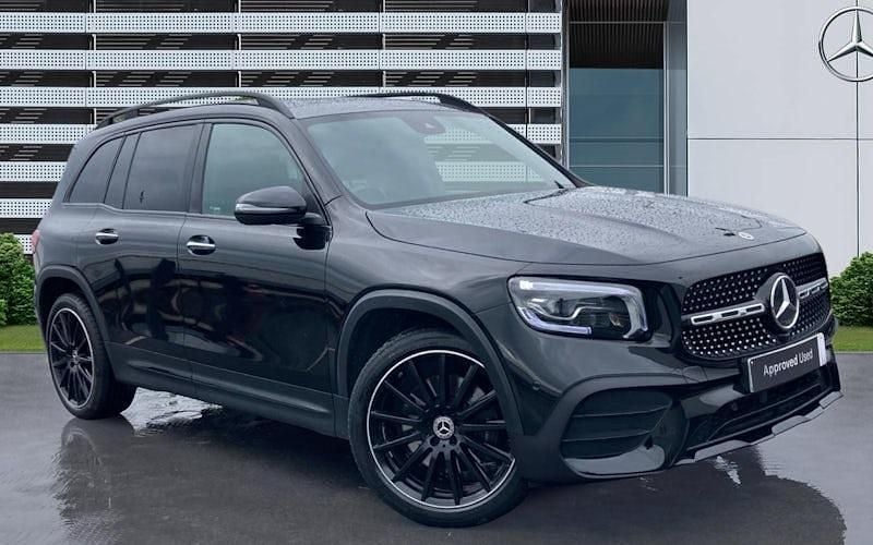 Black Used 2022 Mercedes GLB220 AMG line SUV | £35,504 (Fair price) - Image 1/4