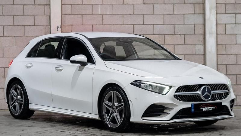 Used Mercedes A200 AMG Line Premium 2018 White Hatchback