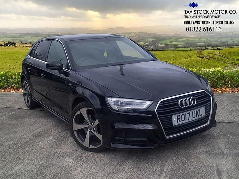 Used Audi A3 Sportback S-Line 110 HP (80 kW) 2017 Black Hatchback