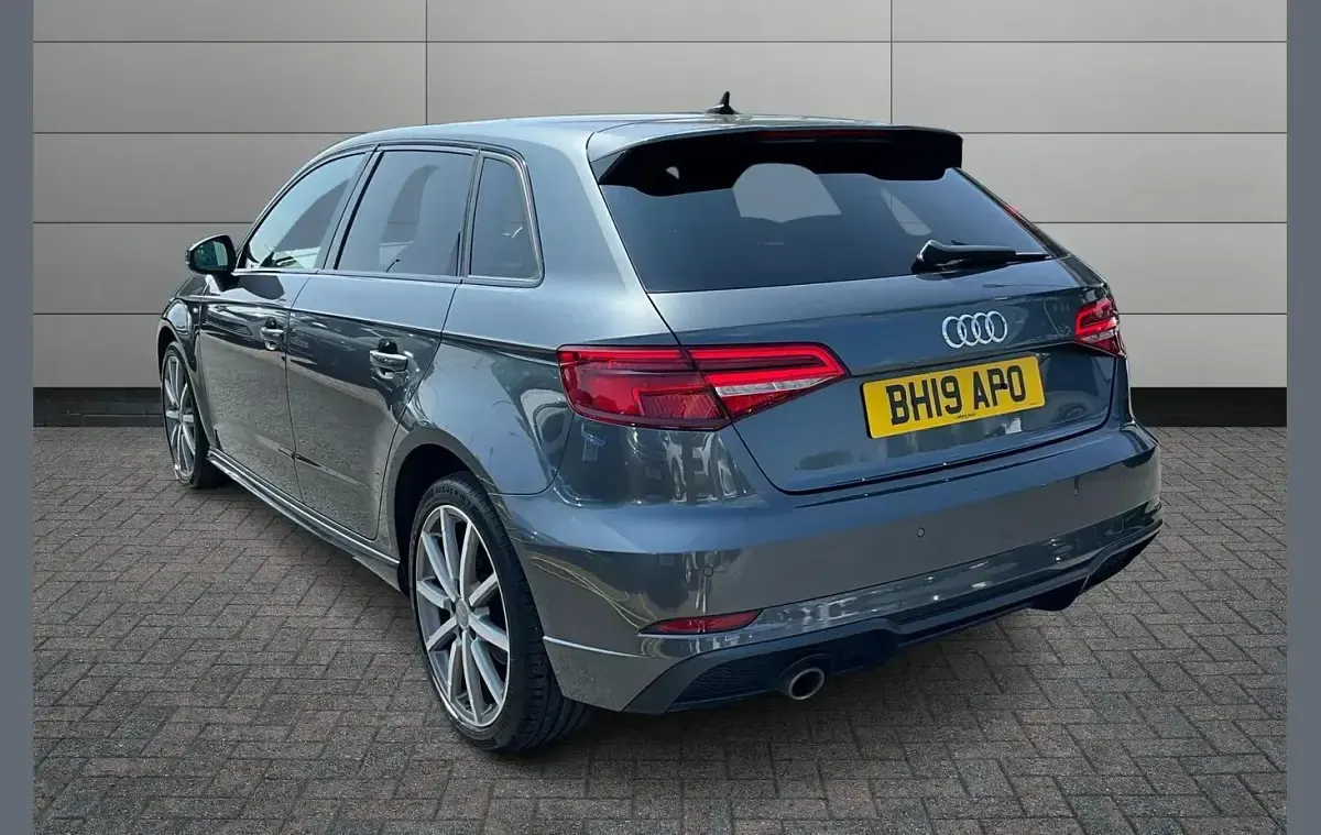 Used Audi A3 Black Edition 113 HP (83 kW) 2019 Grey Sedan