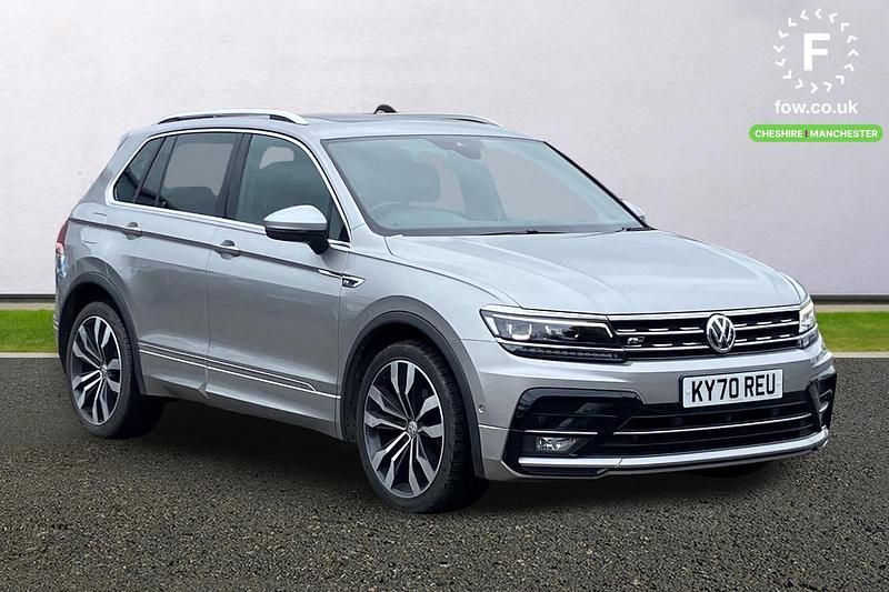 Used VW Tiguan R-line 150 HP (110 kW) 2020 Silver SUV