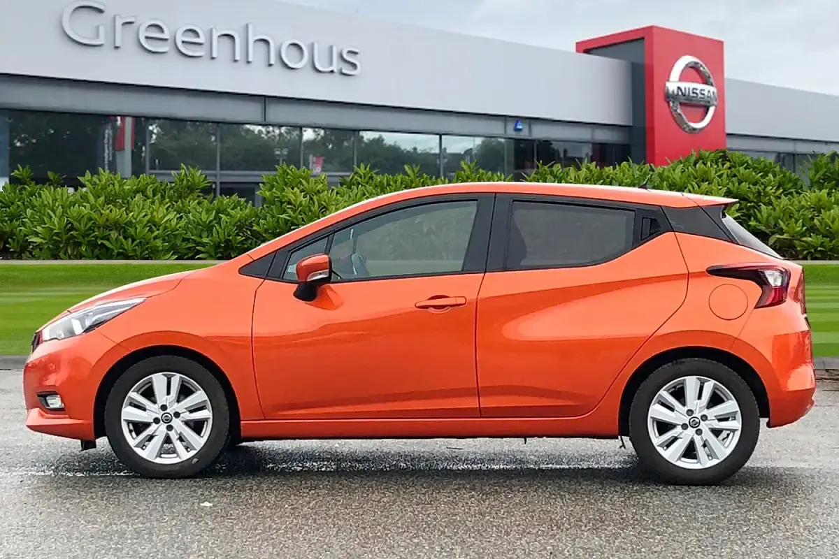 Used Nissan Micra Acenta 2020 Orange Hatchback