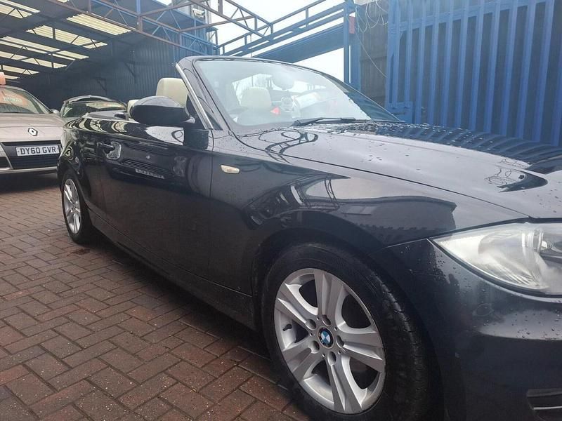 Used BMW 120 Cabriolet Comfort Edition 2008 Black Cabriolet