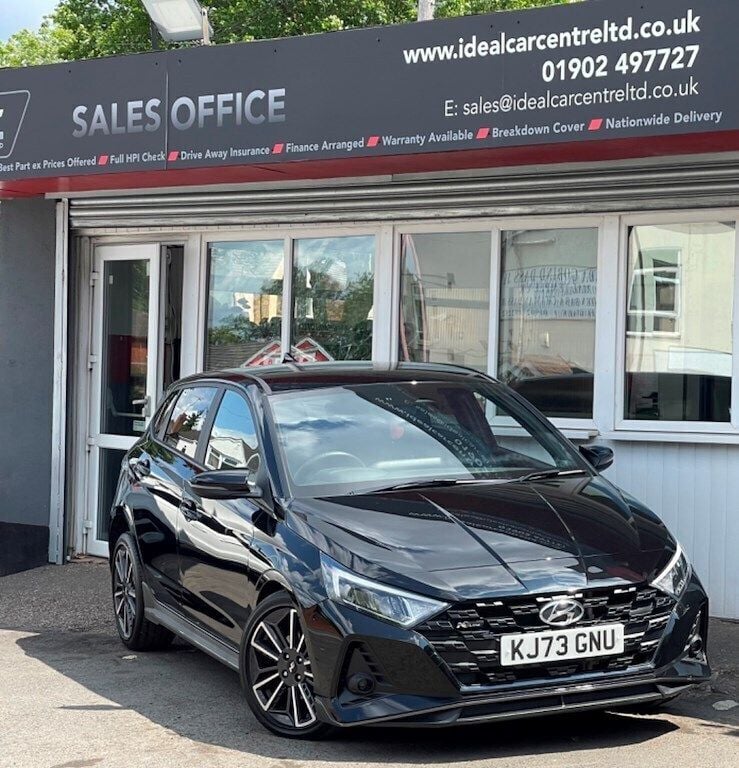 Black Used 2024 Hyundai i20 N Line Hatchback | £13,495 (Super price) - Image 1/3