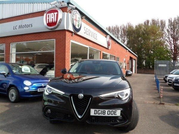 Black Used 2018 Alfa Romeo Stelvio Super SUV | £19,495 (Expensive) - Image 1/1