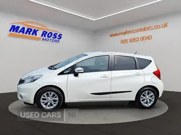 Used Nissan Note Acenta Premium 80 HP (58 kW) 2015 White Hatchback