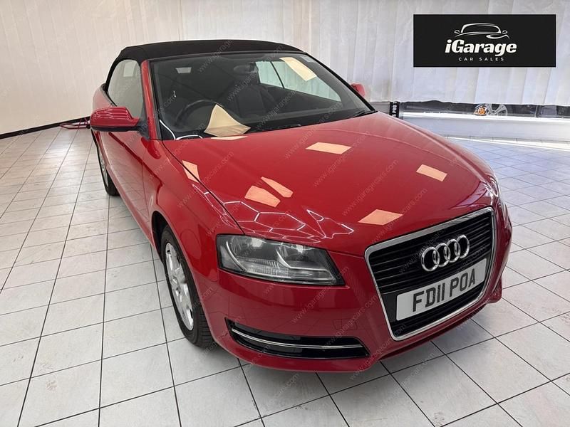 Used Audi A3 Cabriolet 105 HP (77 kW) 2011 Red Cabriolet