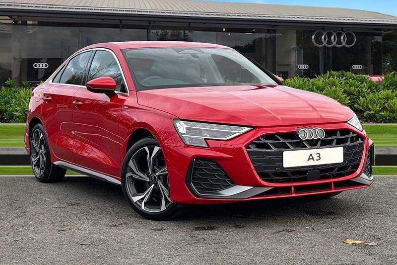 New Audi A3 S-Line 150 HP (110 kW) 2025 Red Sedan