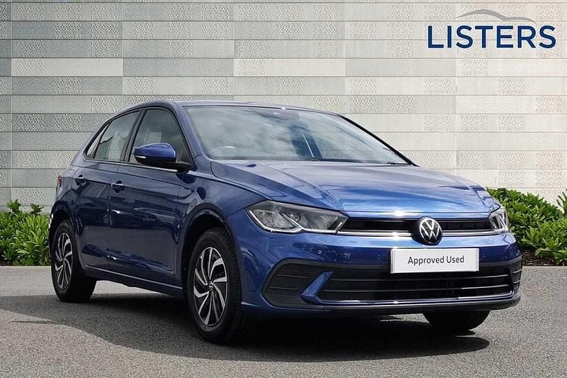 Reef blue Used 2022 VW Polo Life Hatchback | £15,990 (A bit pricey) - Image 1/4