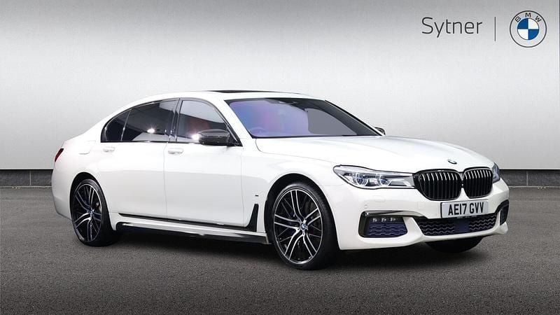 White Used 2017 BMW 740 M Sport Sedan | £25,000 - Image 1/4