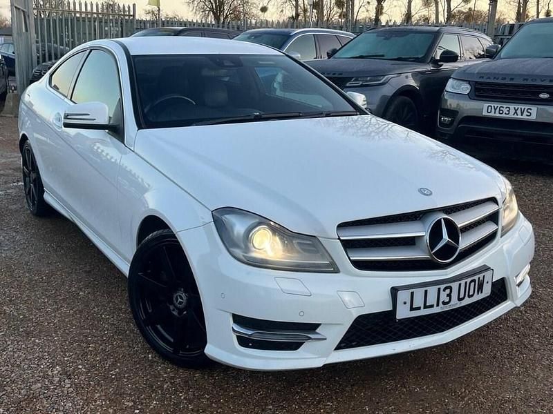 White Used 2013 Mercedes C220 AMG Coupe | £4,450 (Fair price) - Image 1/4