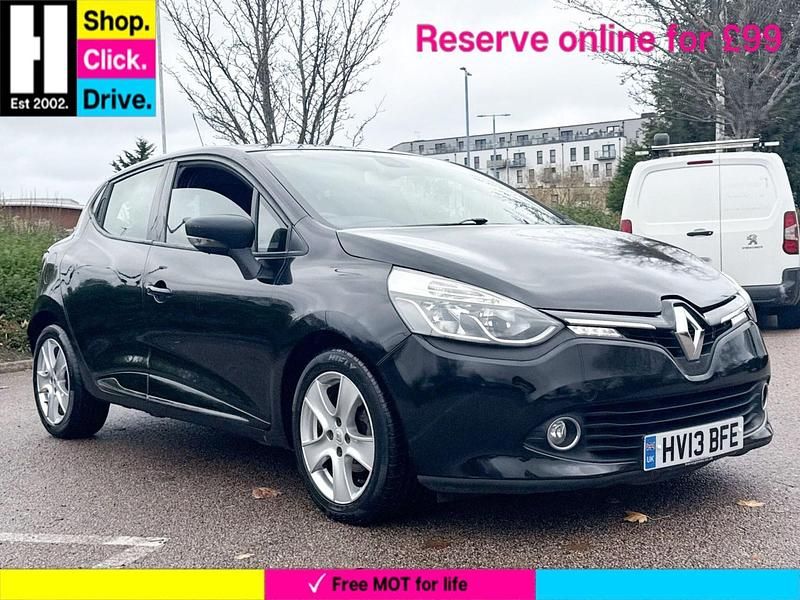 Black Used 2013 Renault Clio IV Dynamique Hatchback | £2,898 (Good price) - Image 1/3