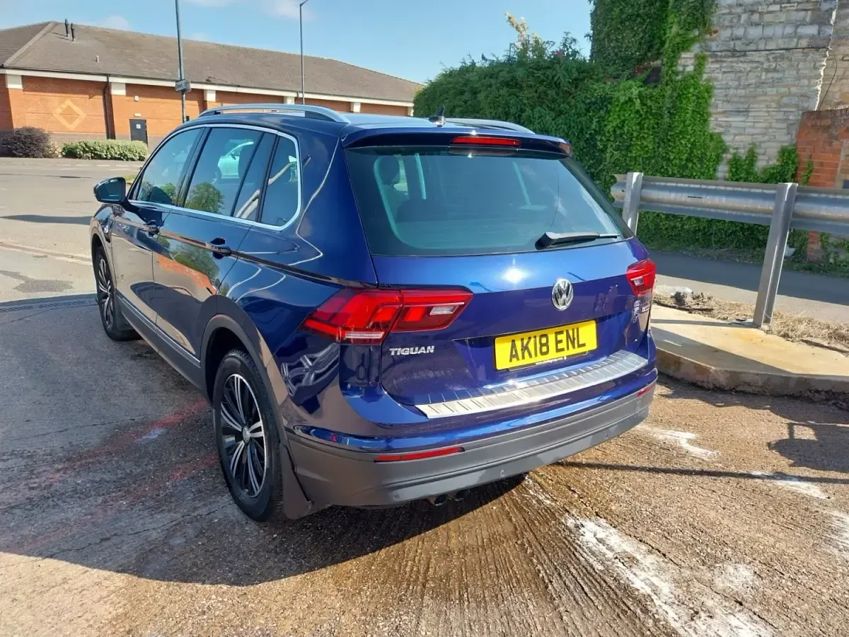 Używany VW Tiguan SE 150 KM (110 kW) 2018 Niebieski SUV