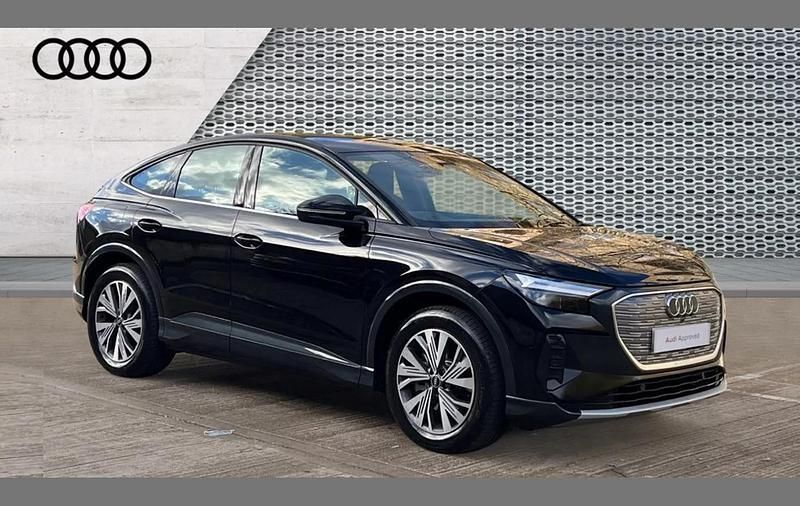 Black Used 2023 Audi Q4 Sportback e-tron Sport SUV | £28,500 - Image 1/4