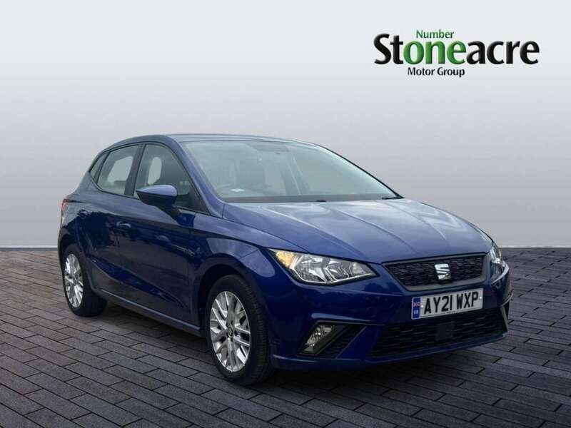 Blue Used 2021 Seat Ibiza SE Technology Hatchback | £8,495 (Good price) - Image 1/4