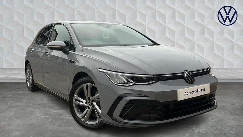 Grey Used 2022 VW Golf VIII R-line Hatchback | £20,050 (Fair price) - Image 1/4