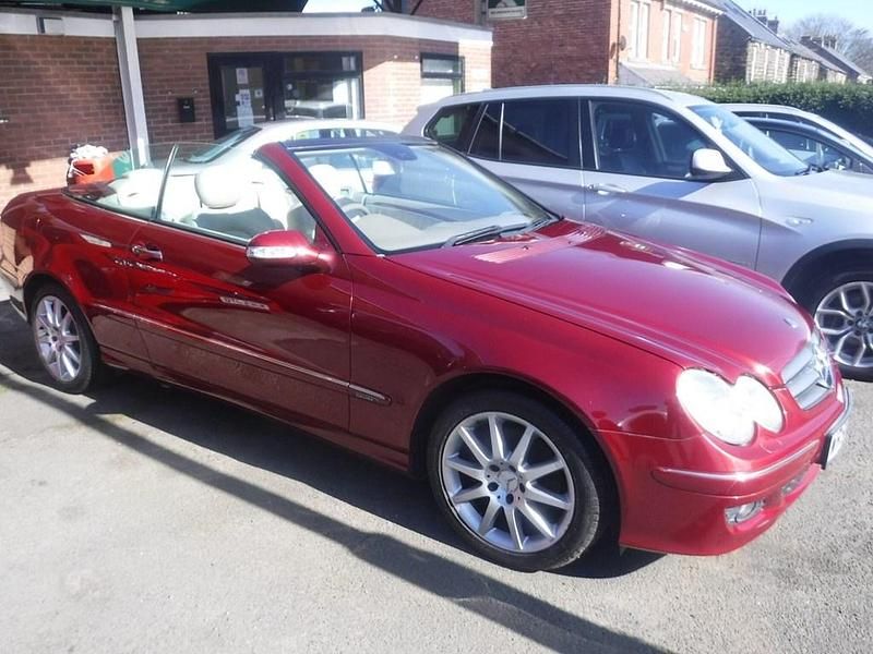 Used Mercedes CLK280 Elegance 2006 Red Cabriolet
