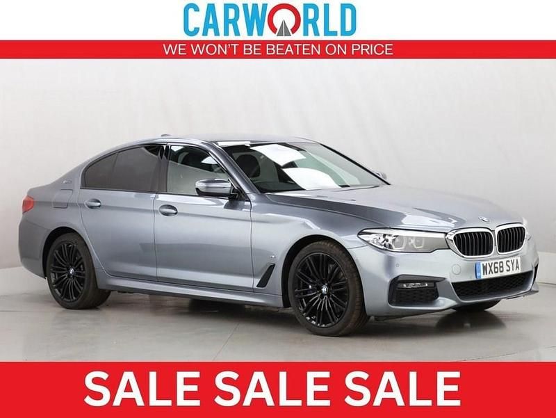 Blue Used 2018 BMW 530e M Sport Sedan | £14,200 (Fair price) - Image 1/3