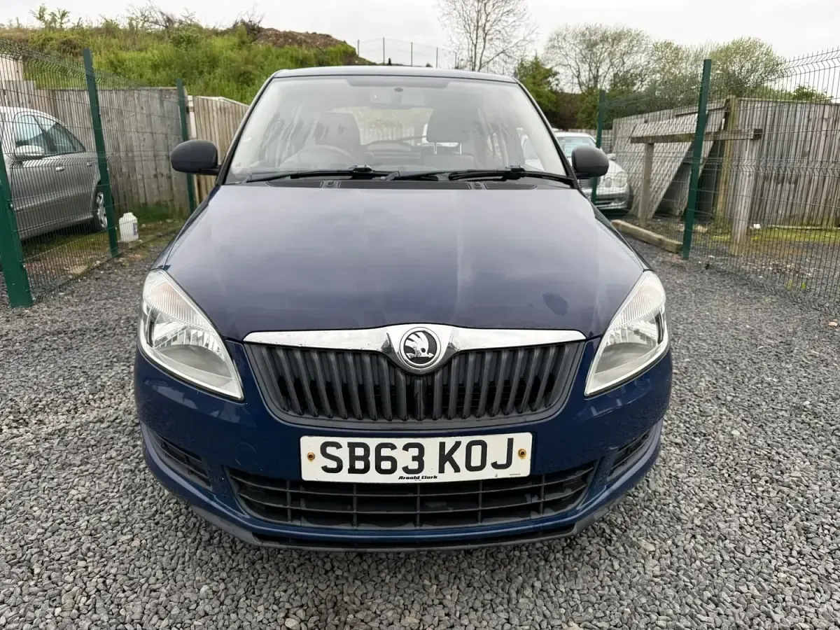 Used Skoda Fabia 60 HP (44 kW) 2013 Blue Hatchback