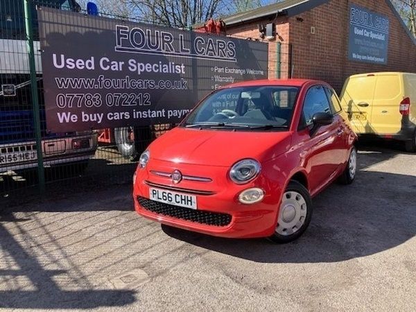 Pink Used 2016 Fiat 500 Pop Hatchback | £4,495 (Fair price) - Image 1/1