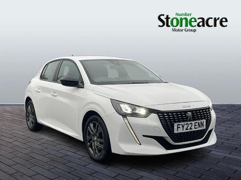 White Used 2022 Peugeot 208 Active Premium Hatchback | £12,995 (Fair price) - Image 1/4