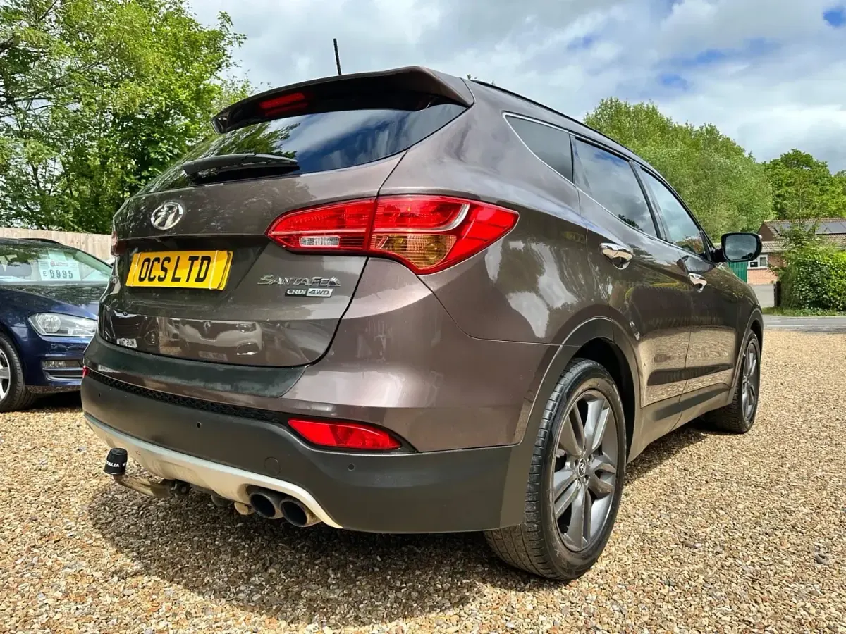Begagnad Hyundai Santa Fe Premium SE 2014 Brun SUV