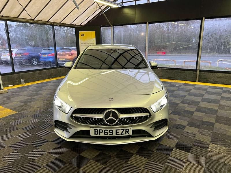 Used Mercedes A200 AMG line 163 HP (119 kW) 2020 Silver Hatchback