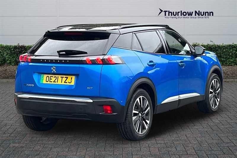 Used Peugeot e-2008 Premium 100 kW (136 HP) 2021 Blue SUV