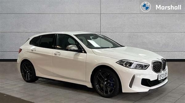 Used BMW M135 Comfort Edition 306 HP (225 kW) 2023 Alpine white Hatchback