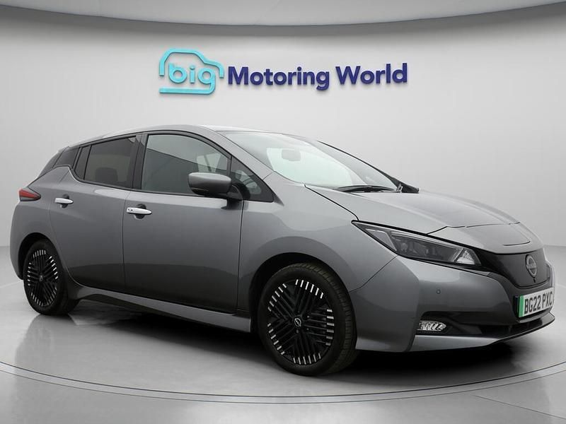 Grey Used 2022 Nissan Leaf Tekna Hatchback | £10,500 (Fair price) - Image 1/4