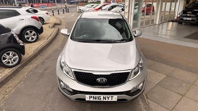 Used Kia Sportage 130 HP (95 kW) 2016 Machine silver metallic SUV