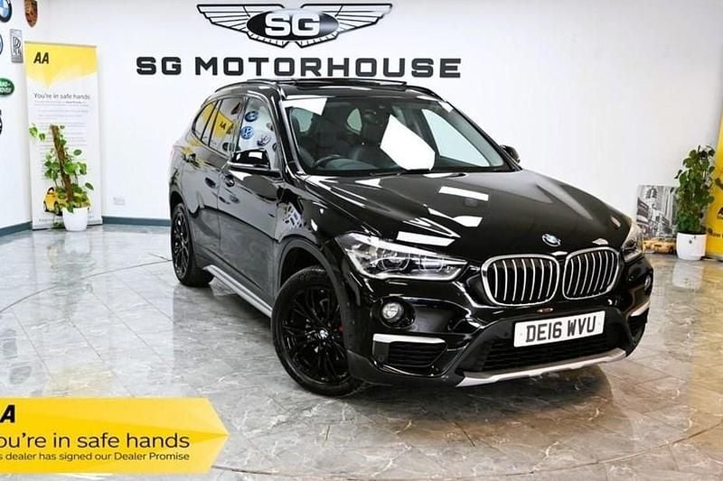 Black Used 2016 BMW X1 xLine SUV | £13,495 (Fair price) - Image 1/1