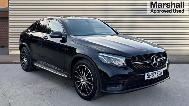 Black Used 2017 Mercedes GLC350 AMG Line Premium Coupe | £20,805 (Fair price) - Image 1/4