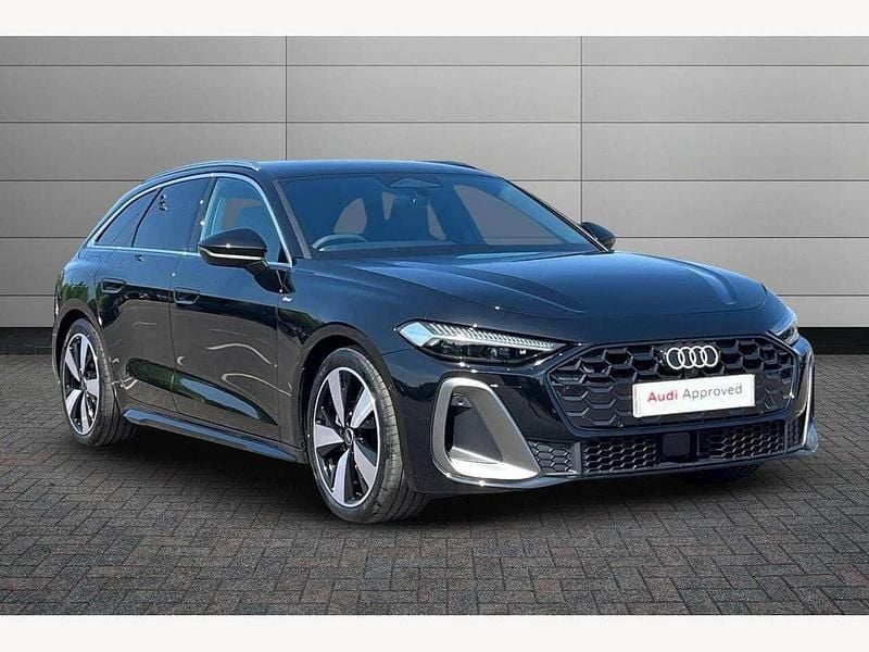 Mythos black Used 2025 Audi A5 S-Line Coupe | £34,450 (Fair price) - Image 1/4